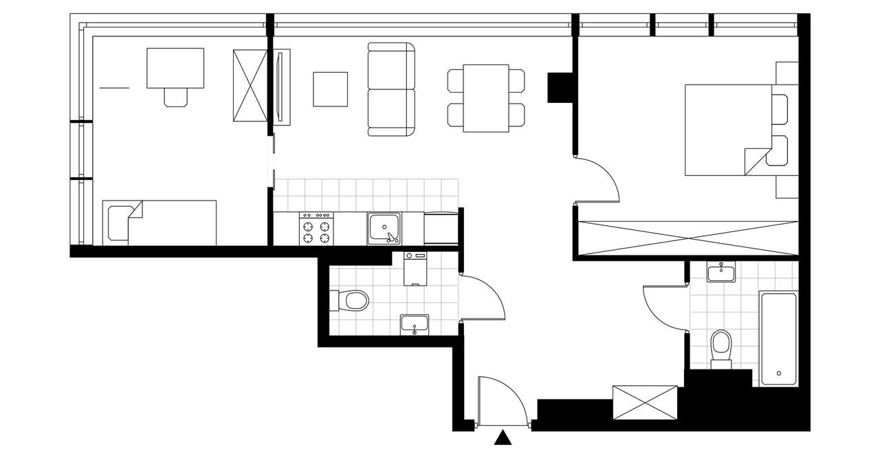 3-pokojowy apartament inwestycyjny 64m2 - Pełny obrazek: 3/8