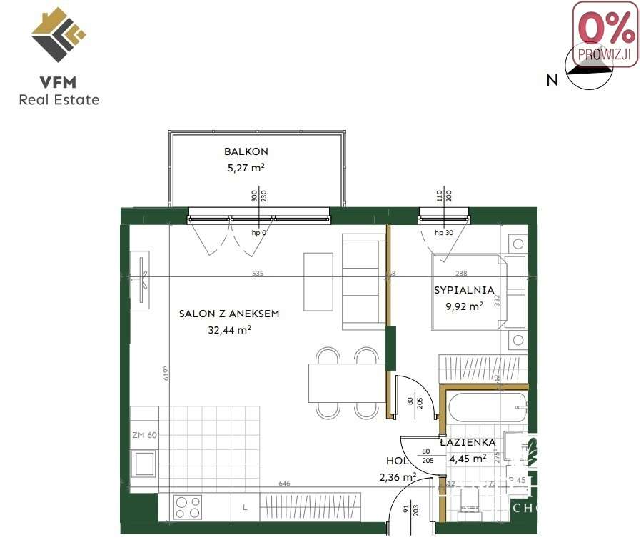 Ostatnie mieszkanie M2 blisko PKP-5