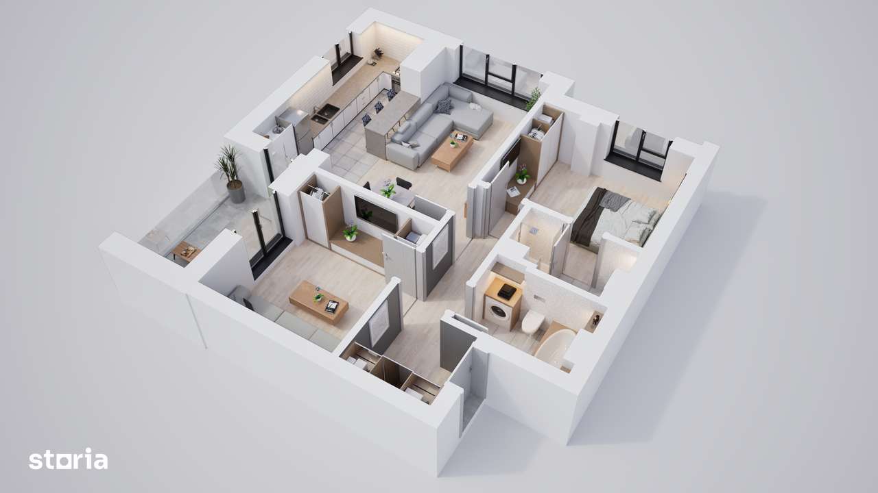 Apartament in cartier privat – confort și calitate superioara-5