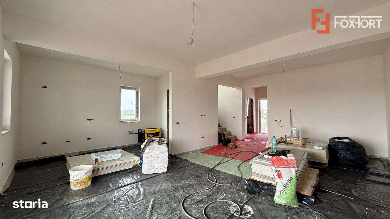 Duplex cu 5 camere de 128 mp utili si teren de 420 mp, zona Giarmata V-6