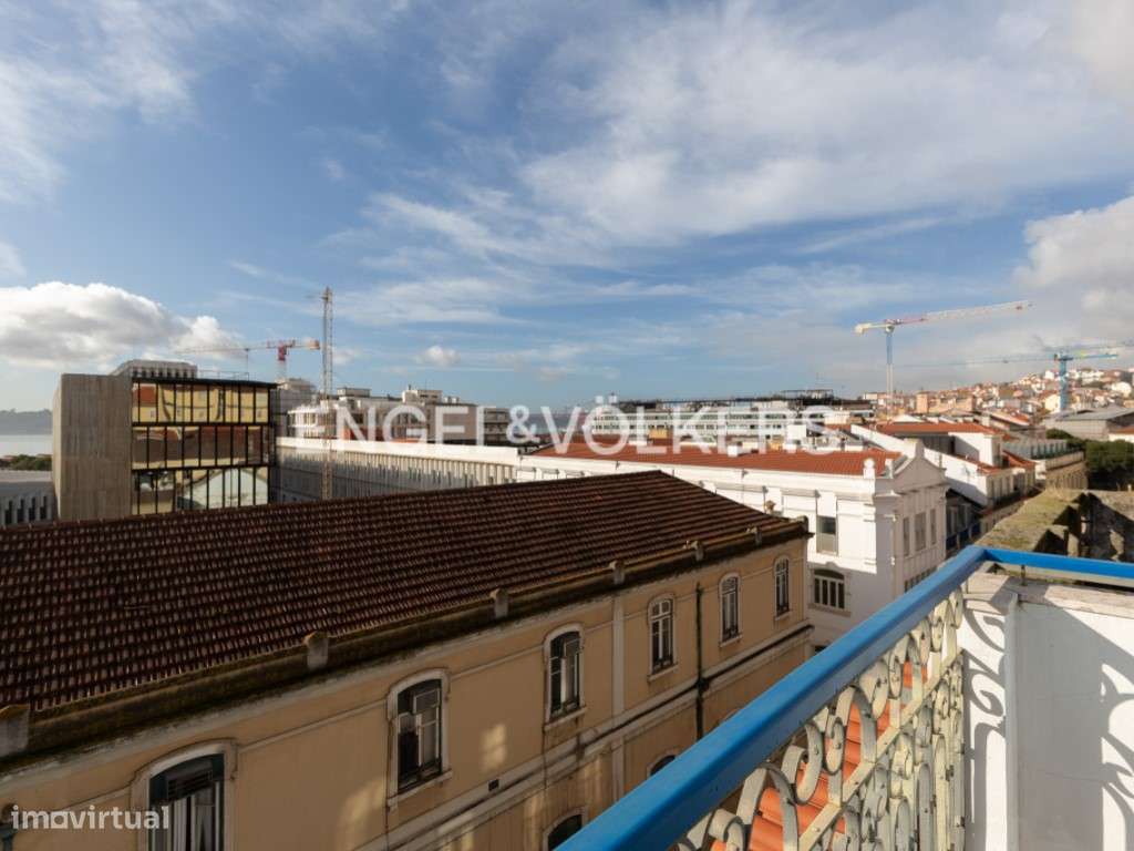 Amplo T2 com vista sobre o rio em Santos Design District-21