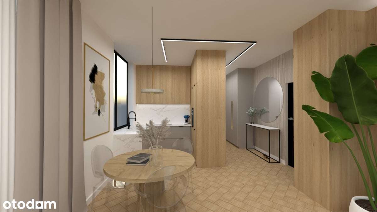 Cisza w centrum Lublina. 47 m² z dużym tarasem przy ul. Niecałej - Pełny obrazek: 4/13