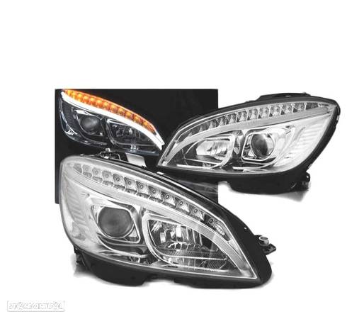 FAROIS LED TUBE LIGHT PARA MERCEDES W204 07-10 CROMADOS - 1