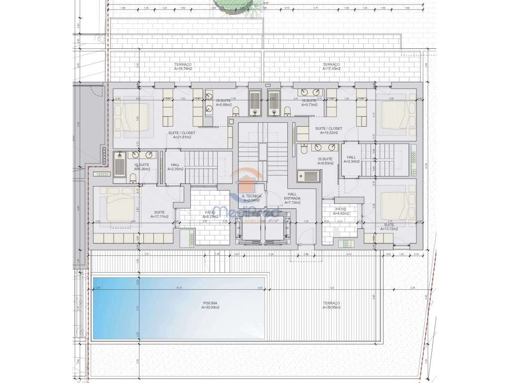 Apartamento T4 DUPLEX - Condomínio Privado, Centro de Loures-32