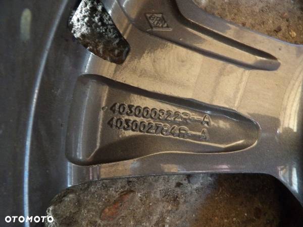 ALUFELGA FELGA ALUMINIOWA RENAULT 403000922R - 2