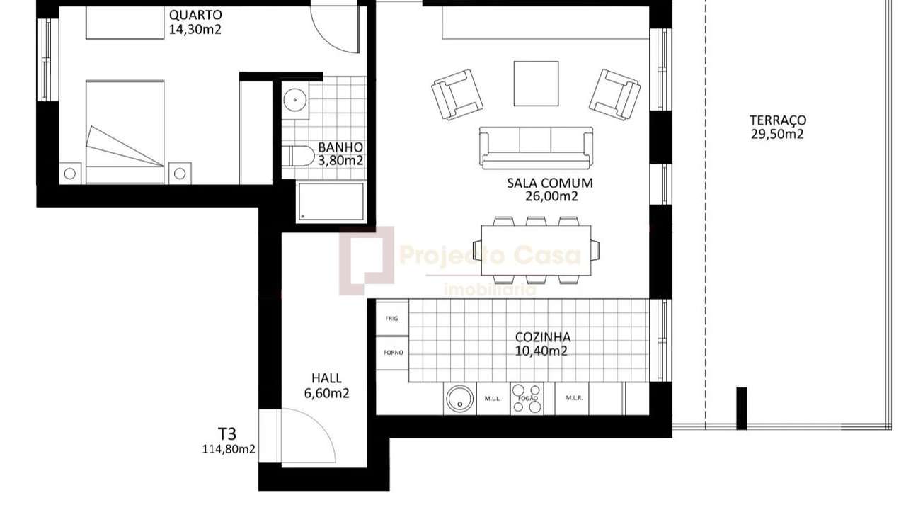 T3 Novo com Terraço junto ao Metro-8