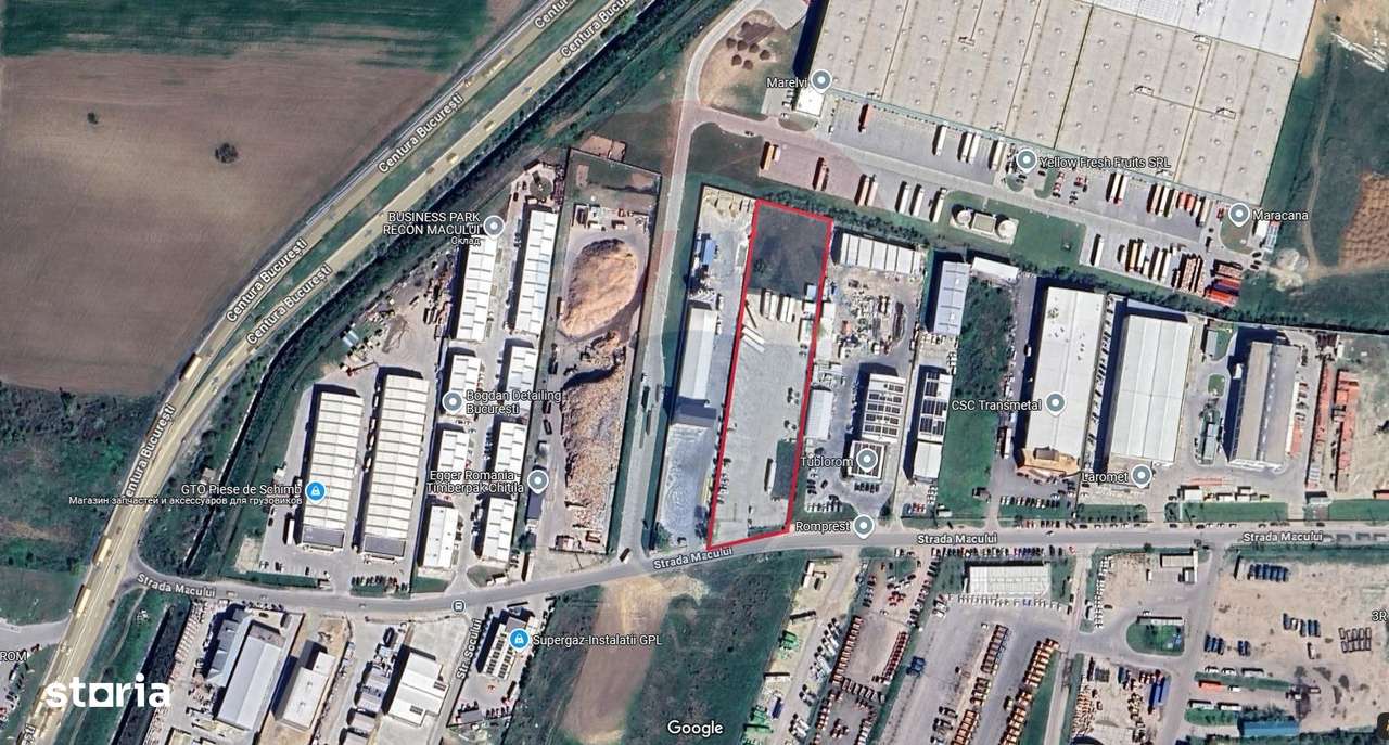 Teren industrial / Platforma betonata Rudeni, deschidere 45 m - Imagine principală: 1/8