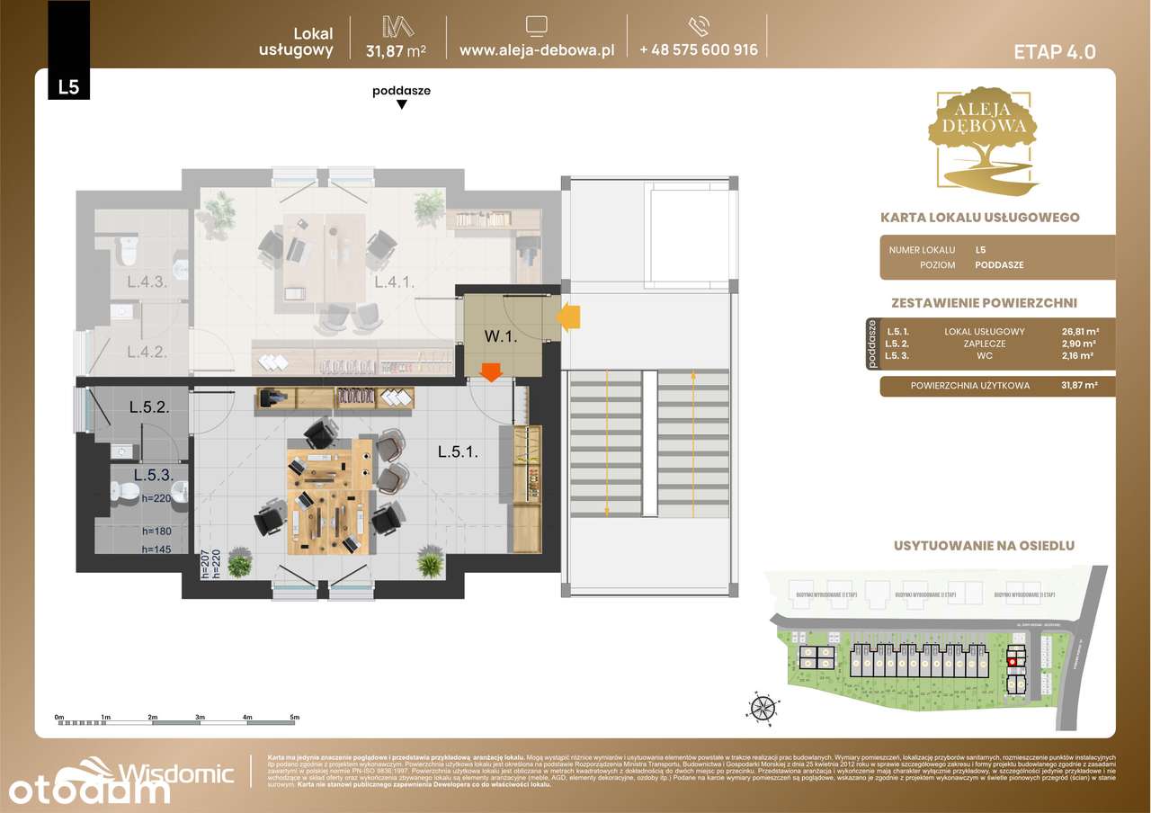 Aleja Dębowa 4.0|Atrakcyjny mały lokal|Doskonała okolica|Przedsprzedaż-1