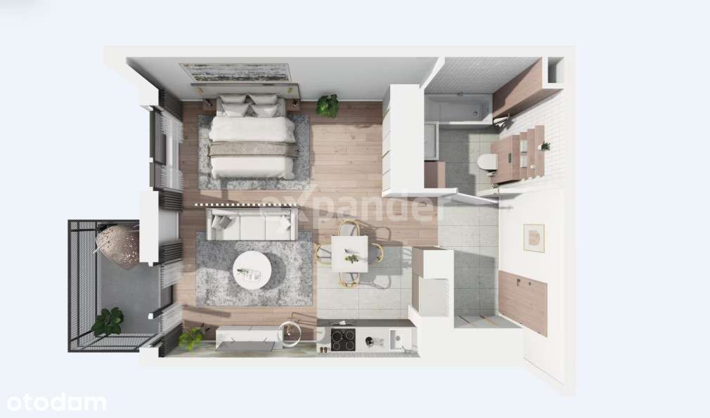 Okazja/43m2 / 2 pokoje/ Jeżyce. - Pełny obrazek: 3/13