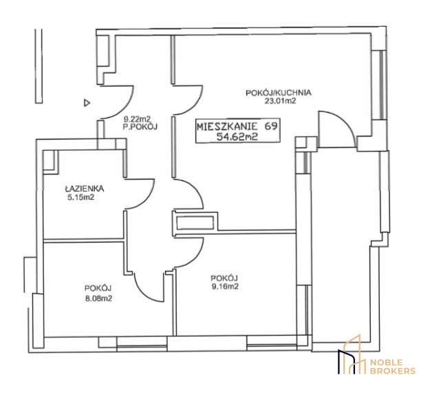 ul. Okulickiego | 3 pokoje+aneks | garaż | 54,62m2-19