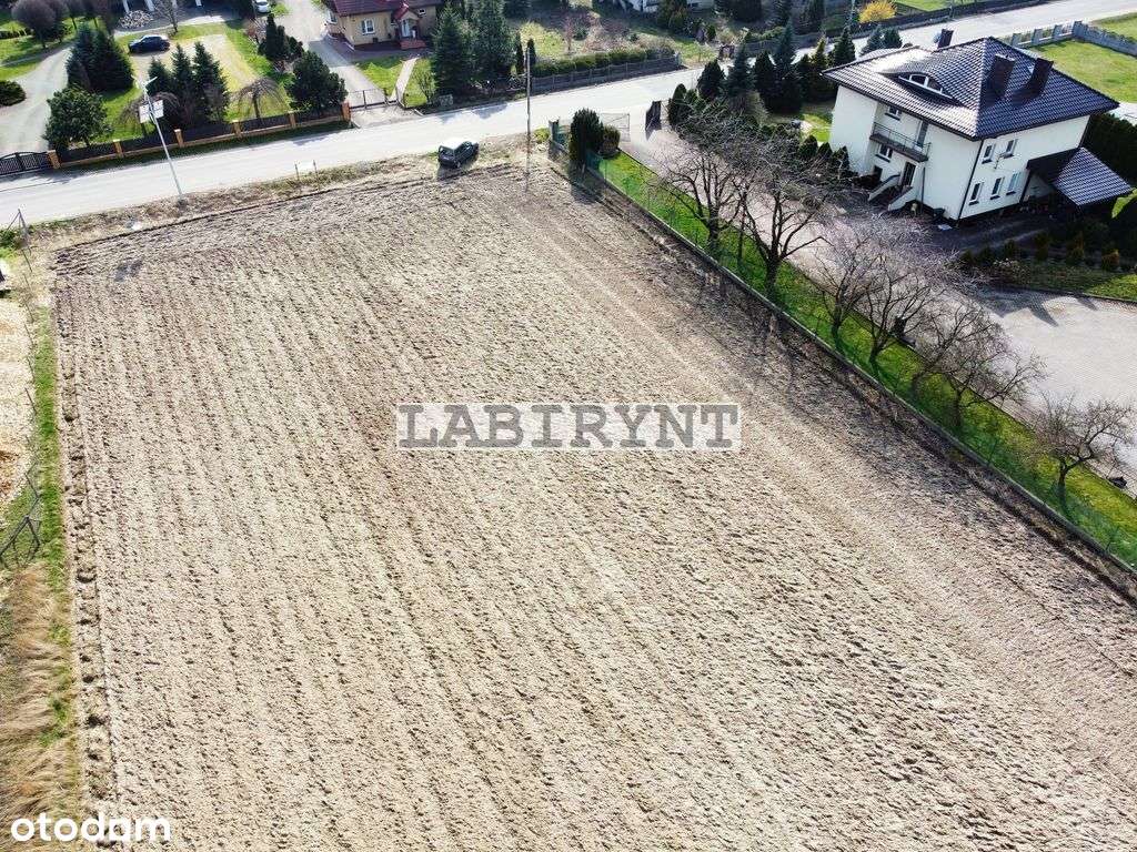 Mykanów, ul. Zielona, 1000m2, wymiary 29m x 35m-8