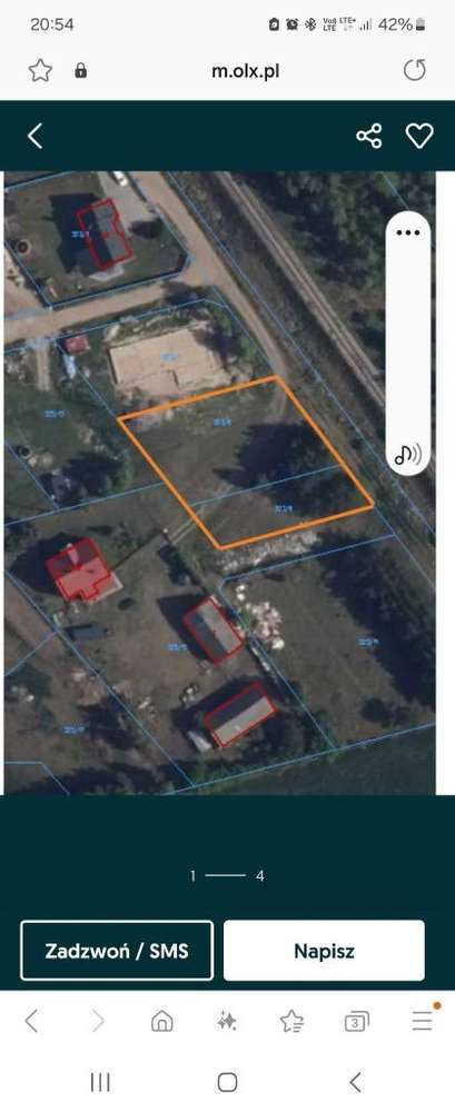 Działka Idealna w prostokącie