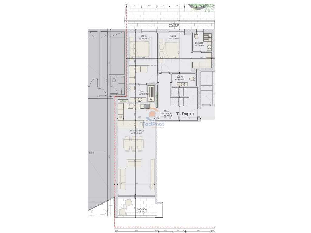 Apartamento T4 DUPLEX - Condomínio Privado, Centro de Loures-27