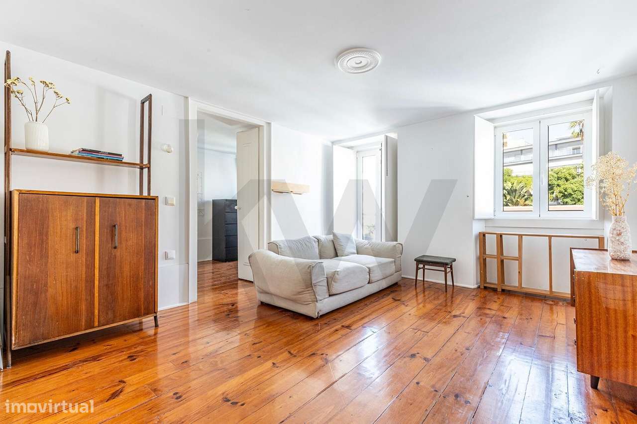 Arrendamento T2+1 Renovado na Lapa, Lisboa - Grande imagem: 2/28