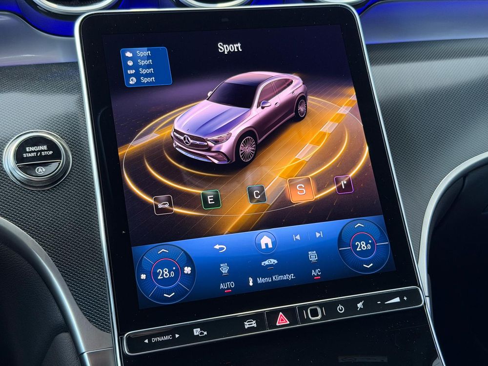 Mercedes-benz Glc GLC 220d AMG 4MATIC Coupé Salon Polska FV23% Leasing Gotówka