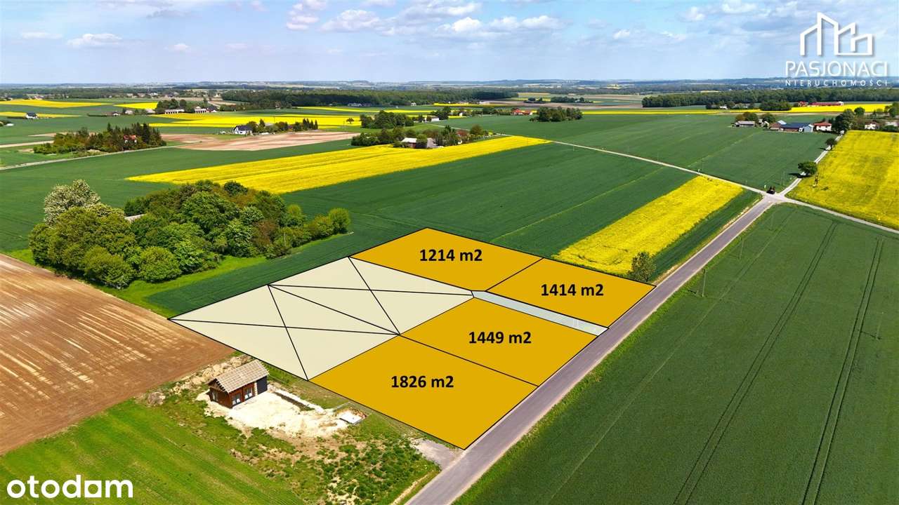 4 działki budowalne w malowniczej okolicy - Kiełczewice Górne-1