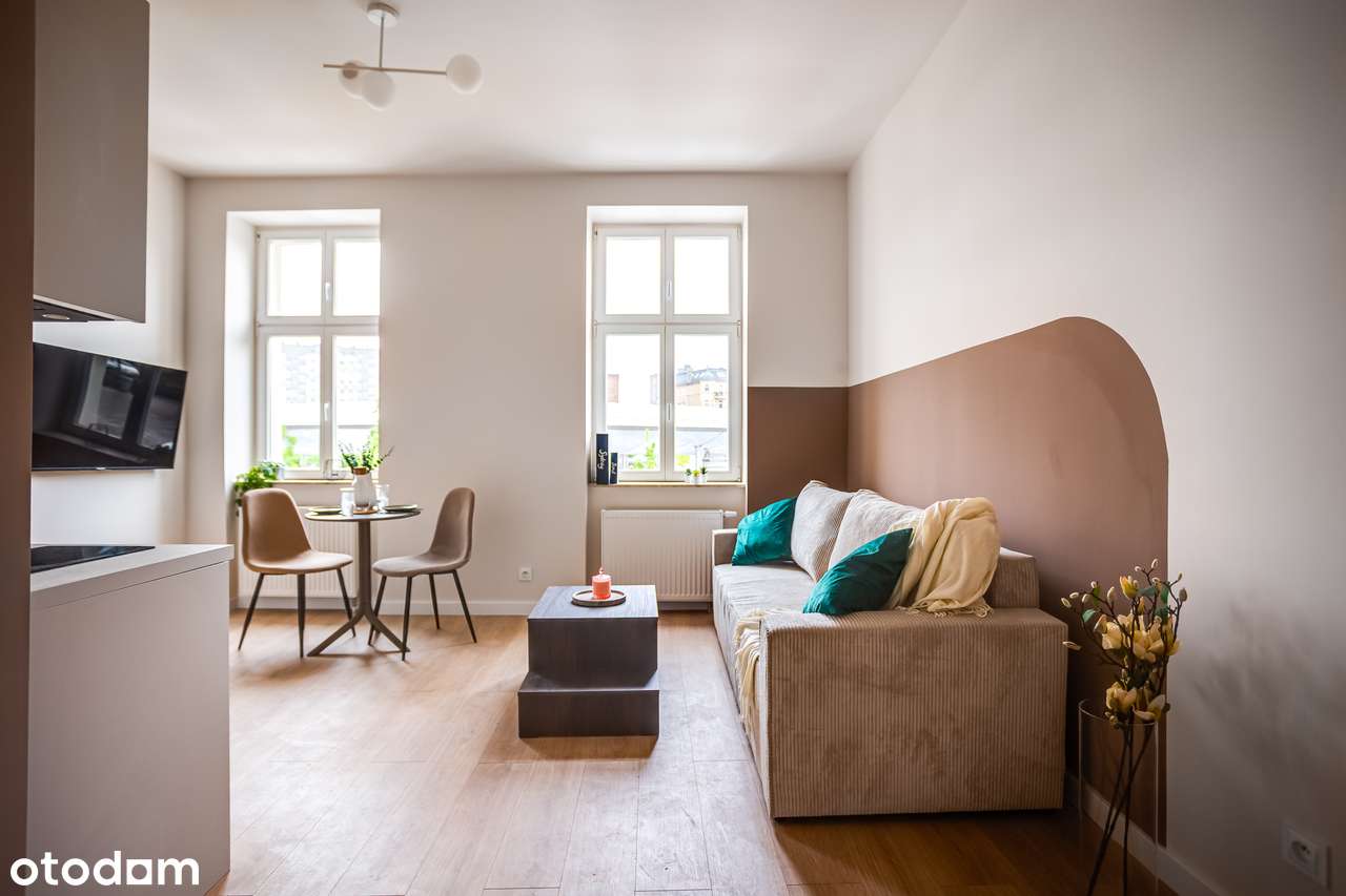 Duża kawalerka 23 m2 | Rynek Łazarski | Pet Friendly | AGD ze zmywarką - Pełny obrazek: 2/7