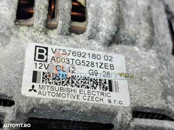 Alternator Peugeot 308 [Fabr 2007-2013] V757692180 1.6 b 5FW - 3