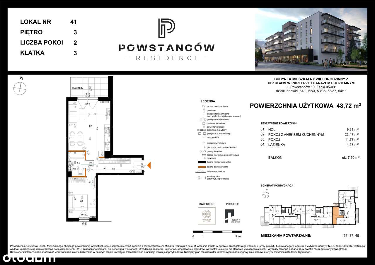 Mieszkanie w nowej inwestycji - centrum Ząbek – M41