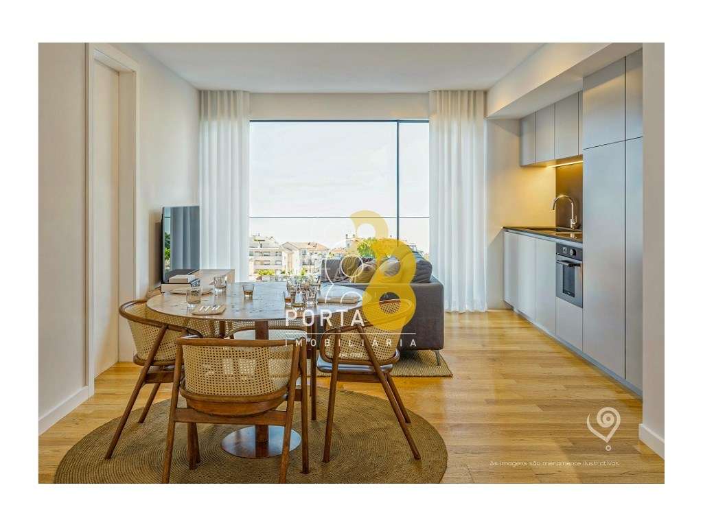 Apartamento T1+1 Novo no Condomínio Privado Agra Campus 3 - Pólo Un... - Grande imagem: 4/20