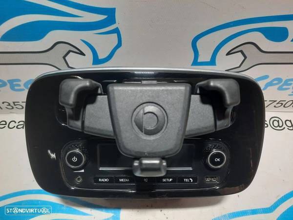 AUTORADIO SMART FORFOUR II 2 MK2 HATCHBACK 453 SUPORTE TELEMÓVEL ENTRADA USB ORIGINAL - 5