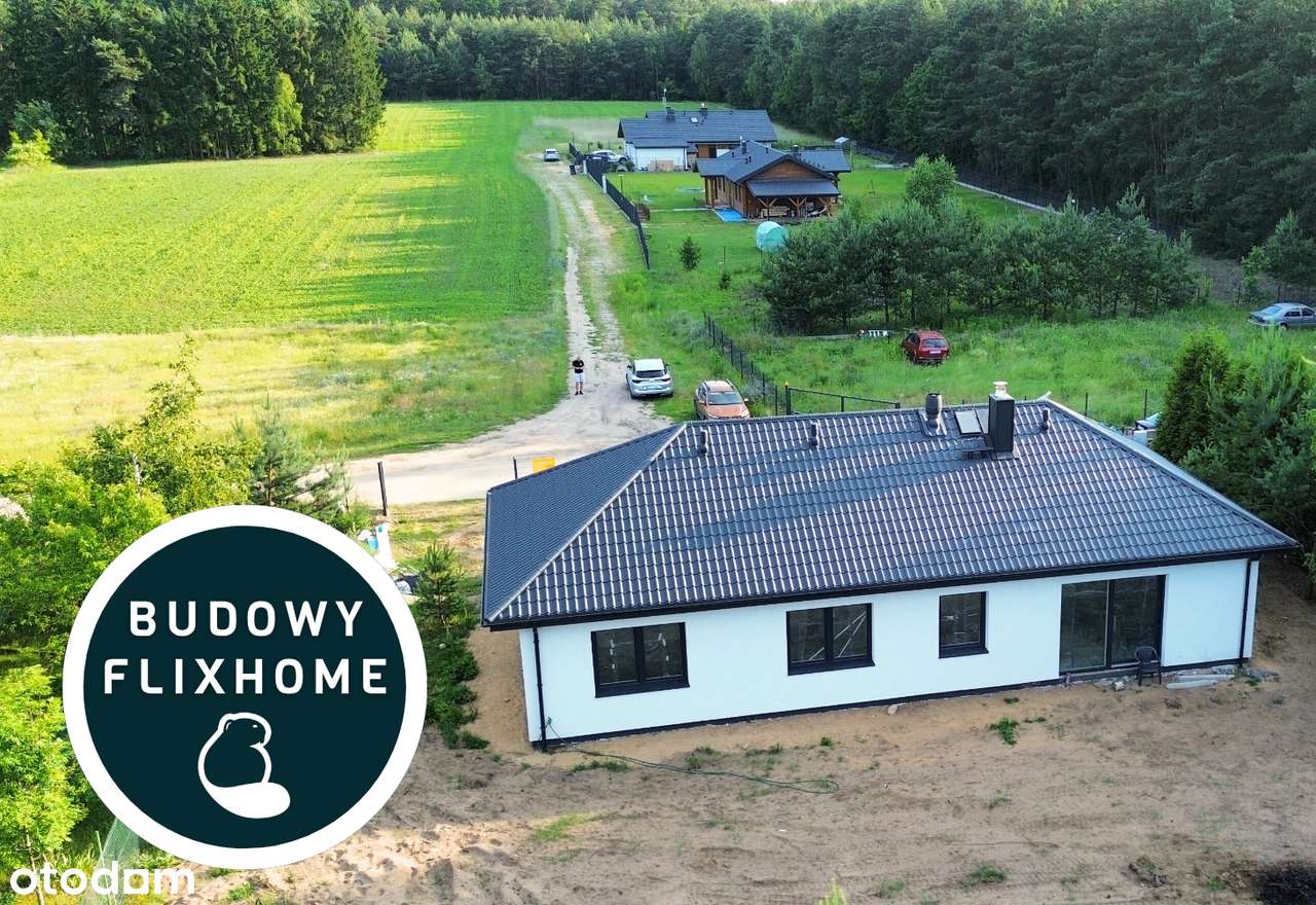 Działka 3000 m² z domem wolnostojącym 101 m², Parsów gmina Bielice-6