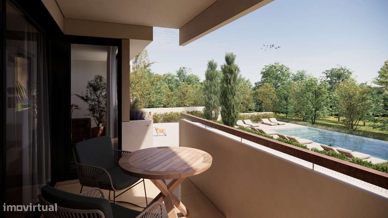 Apartamento T2 2 Suites Terraco Piscina Exterior Condominio Fe