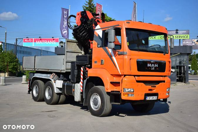 MAN TGA 33.480 6x6 Palfinger PK 29002 FLY JIB Wywrotka HDS Żuraw Crane Kipper - 3