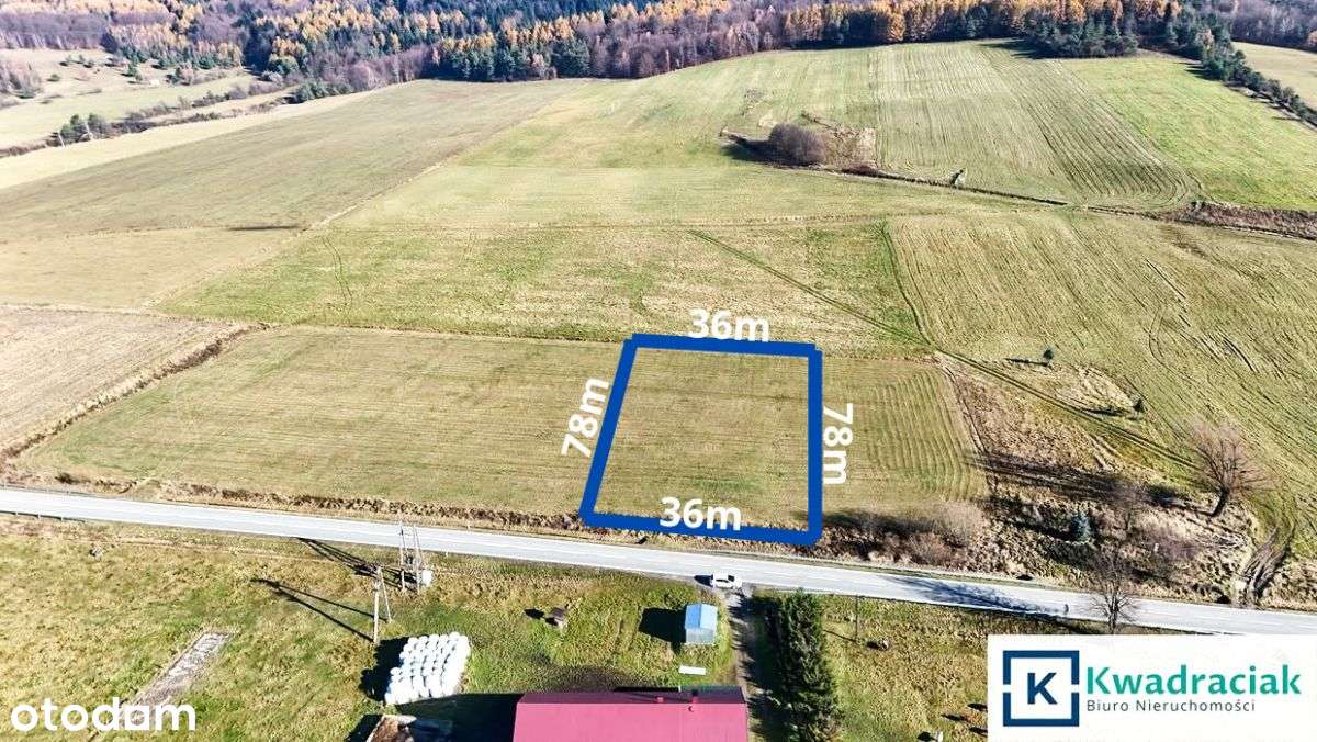 Piękna, budowlana działka w Zdyni!-0