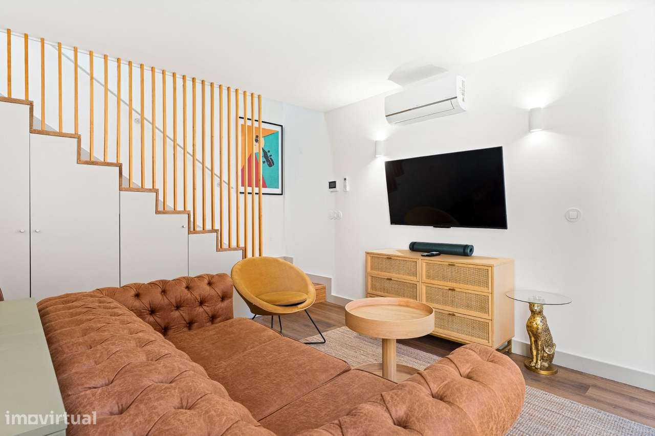 T1 Duplex com Terraço Novo na Rua do Bonjardim-6