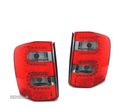 FAROLINS TRASEIROS LED PARA JEEP GRAND CHEROKEE 99-05 RED SMOKED VERMELHO FUMADO ESCURECIDO - 2