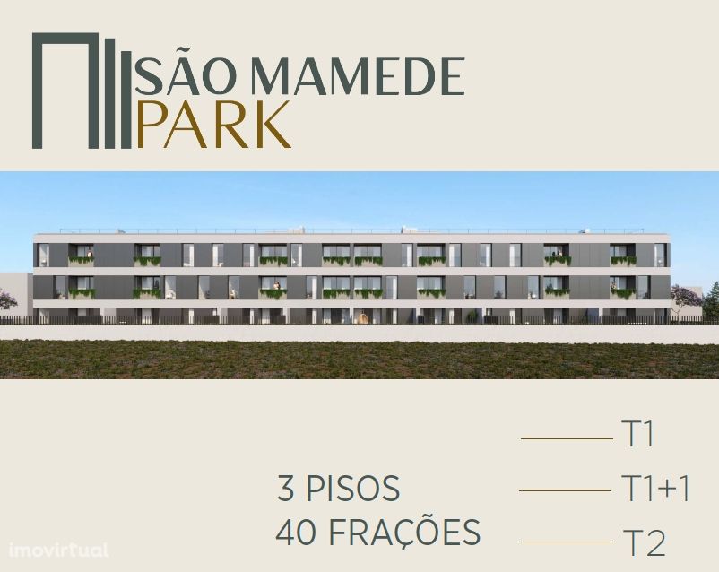 T2 com Terraço S. Mamede Infesta