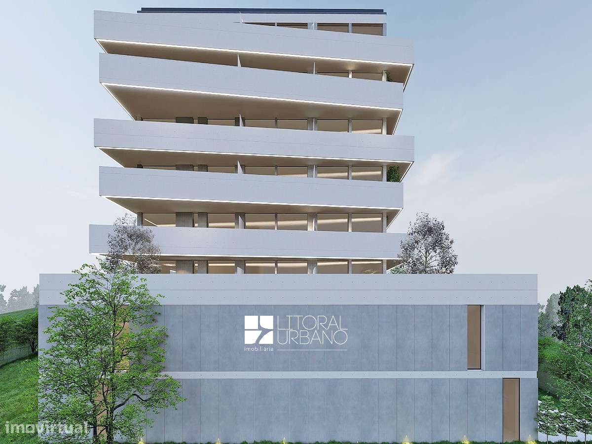 Apartamento T2 com varanda e garagem em Canidelo-5