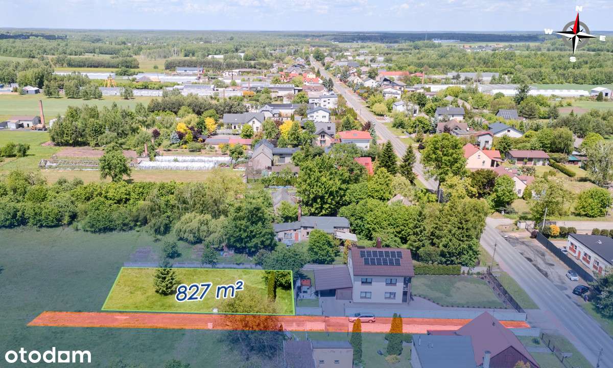 Działka budowlana w 2 linii zabudowy, Czarny Las - Pełny obrazek: 5/6