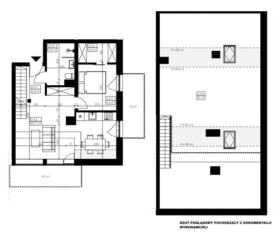 Przestronne mieszkanie z antresolą|85,63 m2|OSTATNIE WOLNE MIESZKANIA - Pełny obrazek: 2/15