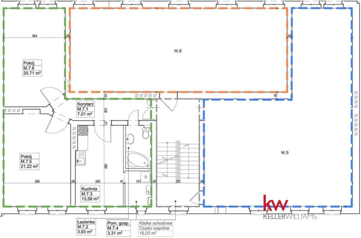 Inwestycyjne 69,76 m² na Jeżycach, do remontu - Pełny obrazek: 2/15
