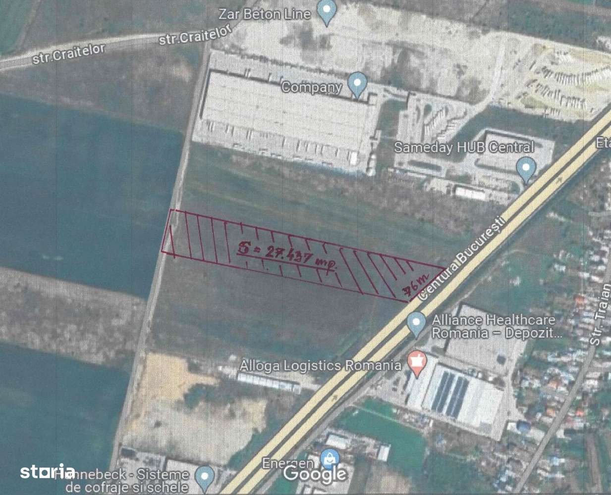 Vânzare 27.437mp Teren Construcții Intravilan, Șosea Centura CHITILA - Imagine principală: 2/14