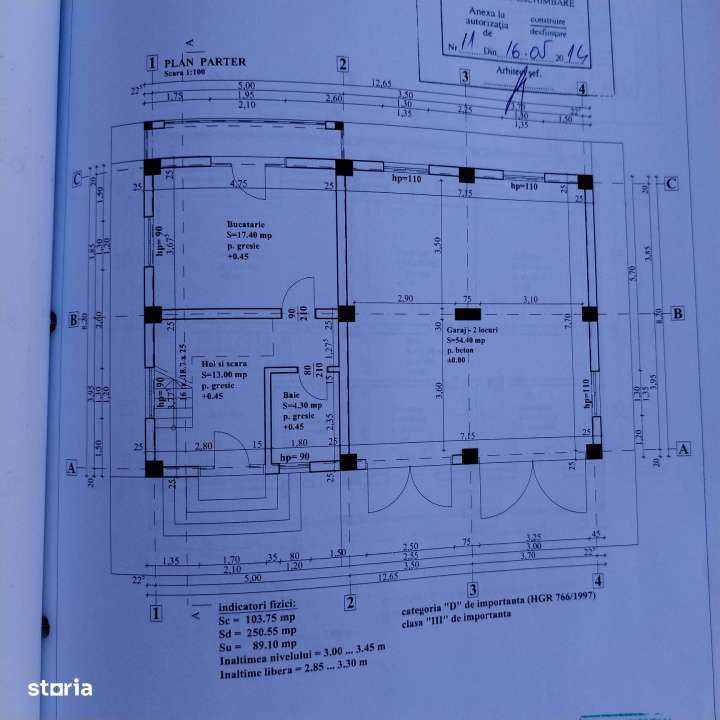 Casa in constructie D+P+1E, 198 mp. volum construit util, cu 836 mp te - Imagine principală: 4/12