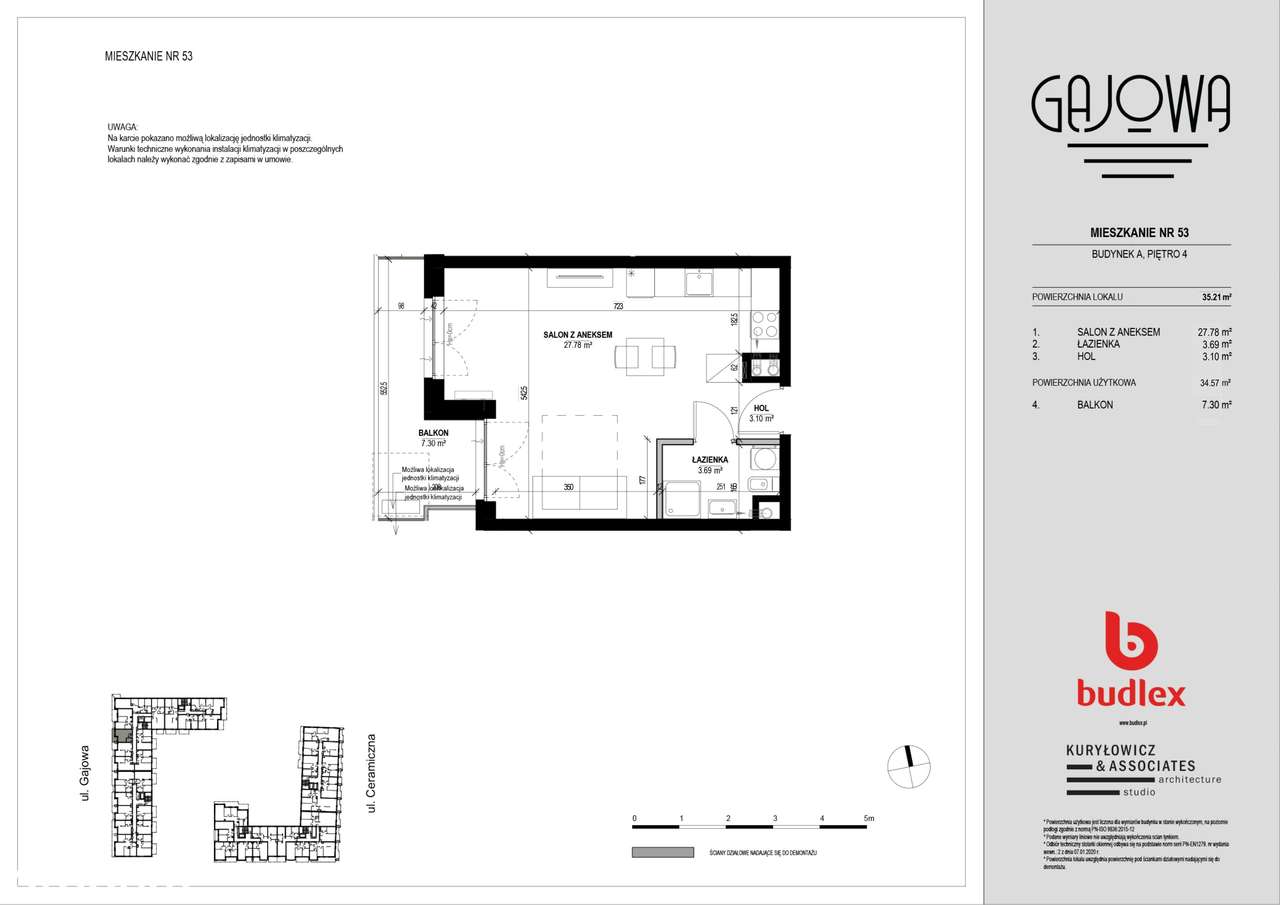 Gajowa  | mieszkanie 1-pok. | A.53 - Pełny obrazek: 2/7