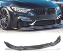 SPOILER LIP DIANTEIRO PARA BMW F80 F82 F83  LOOK M4 CS CARBONO - 1