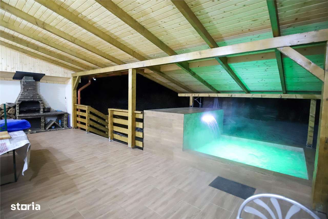 OCUPATA DE REVELION Cabana Ibanesti, locatie superba, Jacuzzi, 6 camer - Imagine principală: 5/18