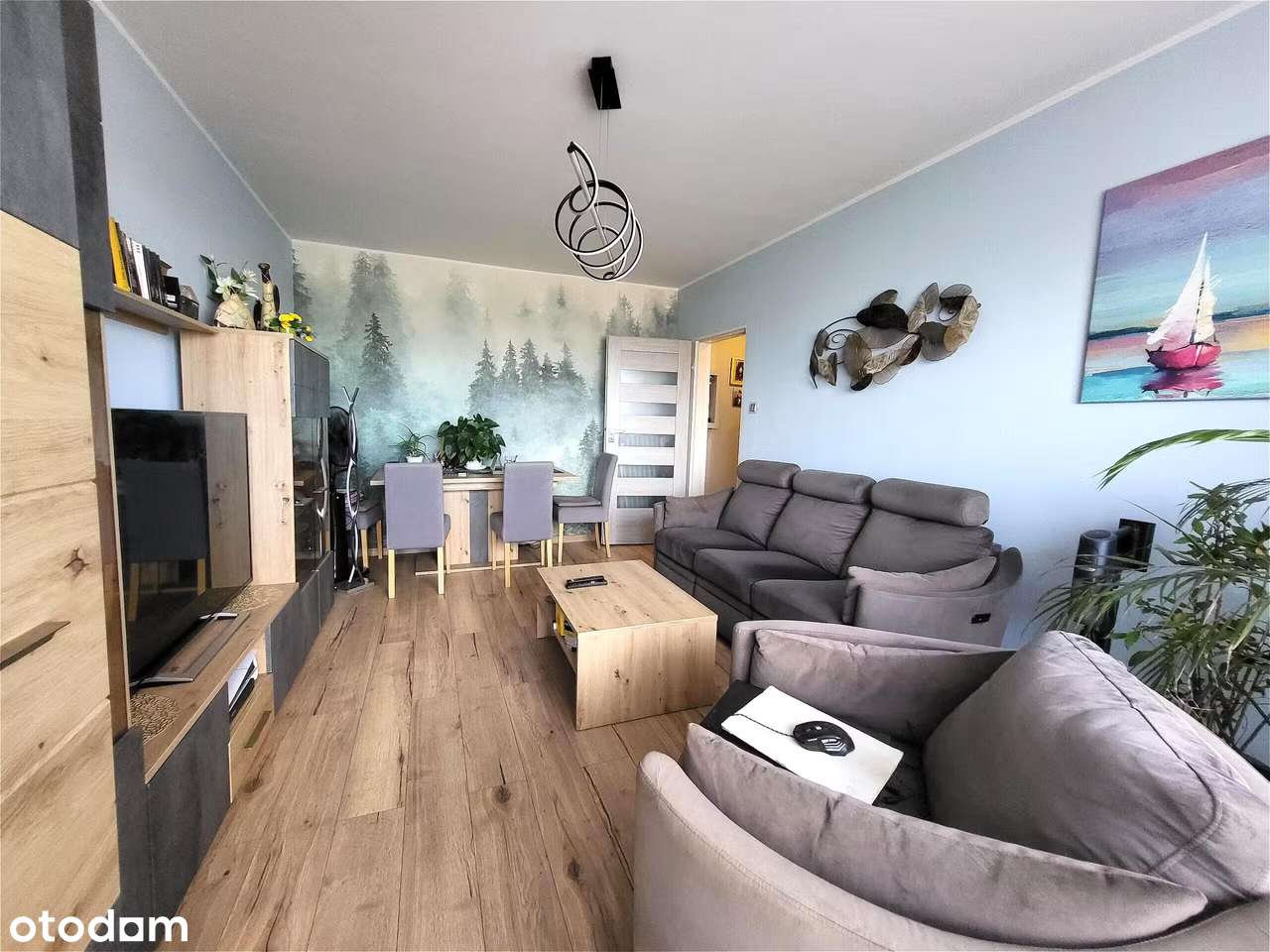 Katowice ul Witosa ⭐ 2 pok./ 48,65 m2  + duży balkon⭐Widok na Katowice - Pełny obrazek: 2/7