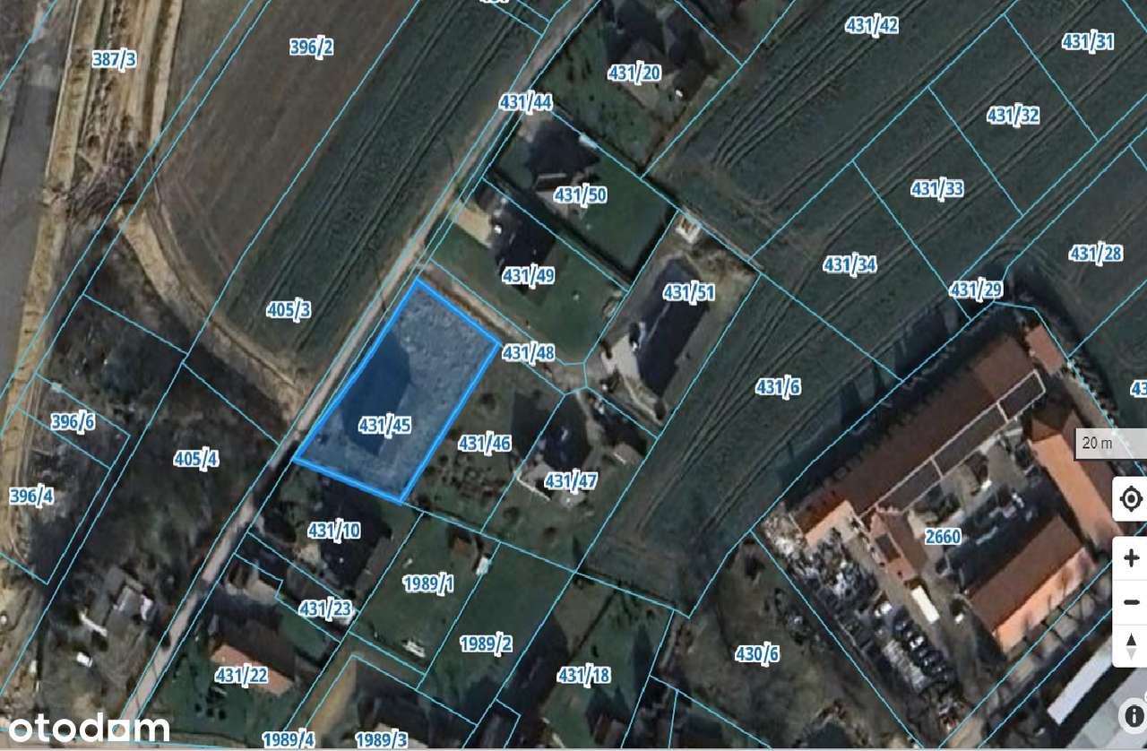 Działka budowlana z budynkiem - mieszkaniowo usługowa-1