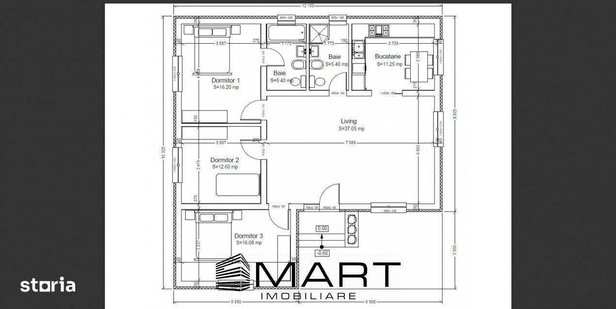 Casa Moderna cu Teren 500 m² - Imagine principală: 3/6