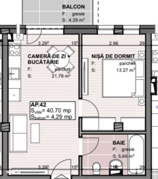 Apartament 2 camere, bloc nou, Apahida - Imagine principală: 2/7