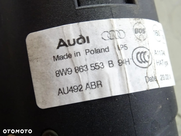 8W9863553B roleta bagaznika Avant Audi A4 B9 8W czesci - 2