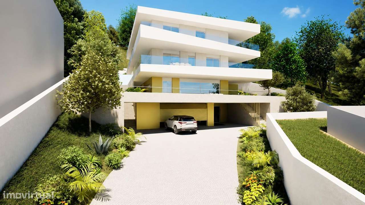 Terreno Urbano de 1497 m2 com Alvará e Vista Mar na Galiza, Estoril-11