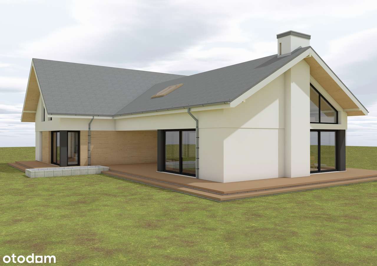 Działka budowlana z projektem i pozwoleniem na budowę.-6