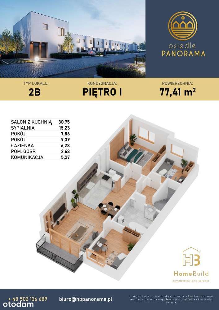 Osiedle PANORAMA przy ul. Brzoskwiniowej - Pełny obrazek: 5/6