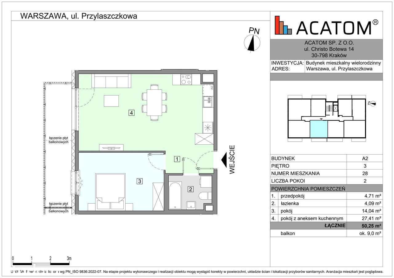 Wawer Go 2.0 | mieszkanie 2-pok. | A2_M28 - Pełny obrazek: 2/7